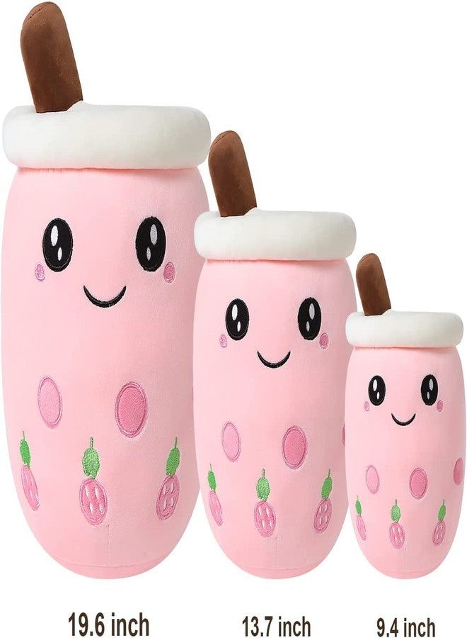 TechMax Solution دمية شاي الفقاعات المحشوة من تيك ماكس سوليوشن كاواي، دمية قطيفة على شكل كوب شاي حليب بوبا، وسادة لعبة للأطفال - Image 2